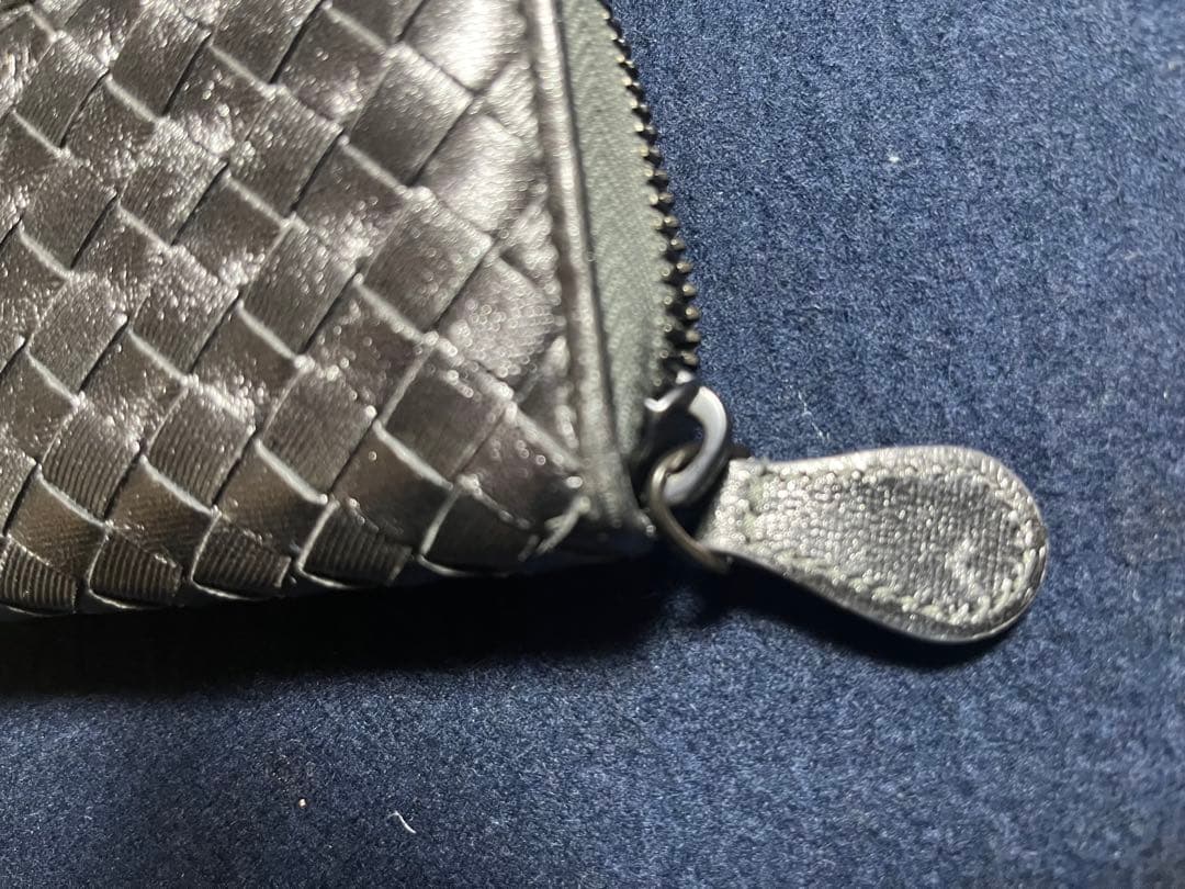 BOTTEGA VENETA 編み込みレザー ウォレット&チェーン