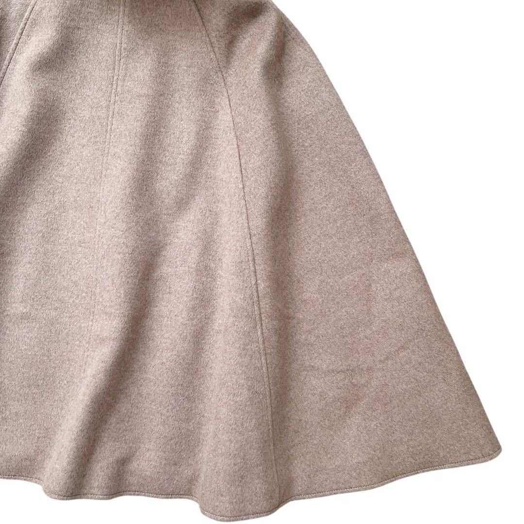 RUIRUE BOUTIQUE　フォックスファー付きケープコート　ポンチョ