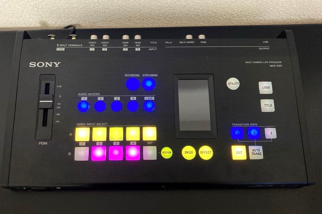 【段々値下】高機能ビデオスイッチャーSONY MCX-500 新品同様　元箱付