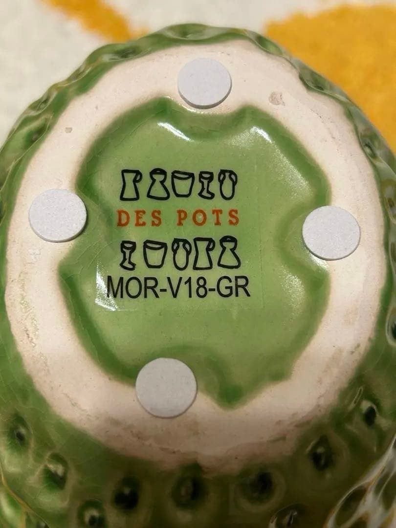 最終価格♠︎デスポッツ♦︎いちご花瓶　ミドリ美品♣︎2025/08購入★サイズL