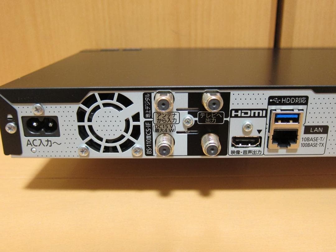 ほぼ新品。HDD2TBへ交換！Panasonic DMR-BRW2060