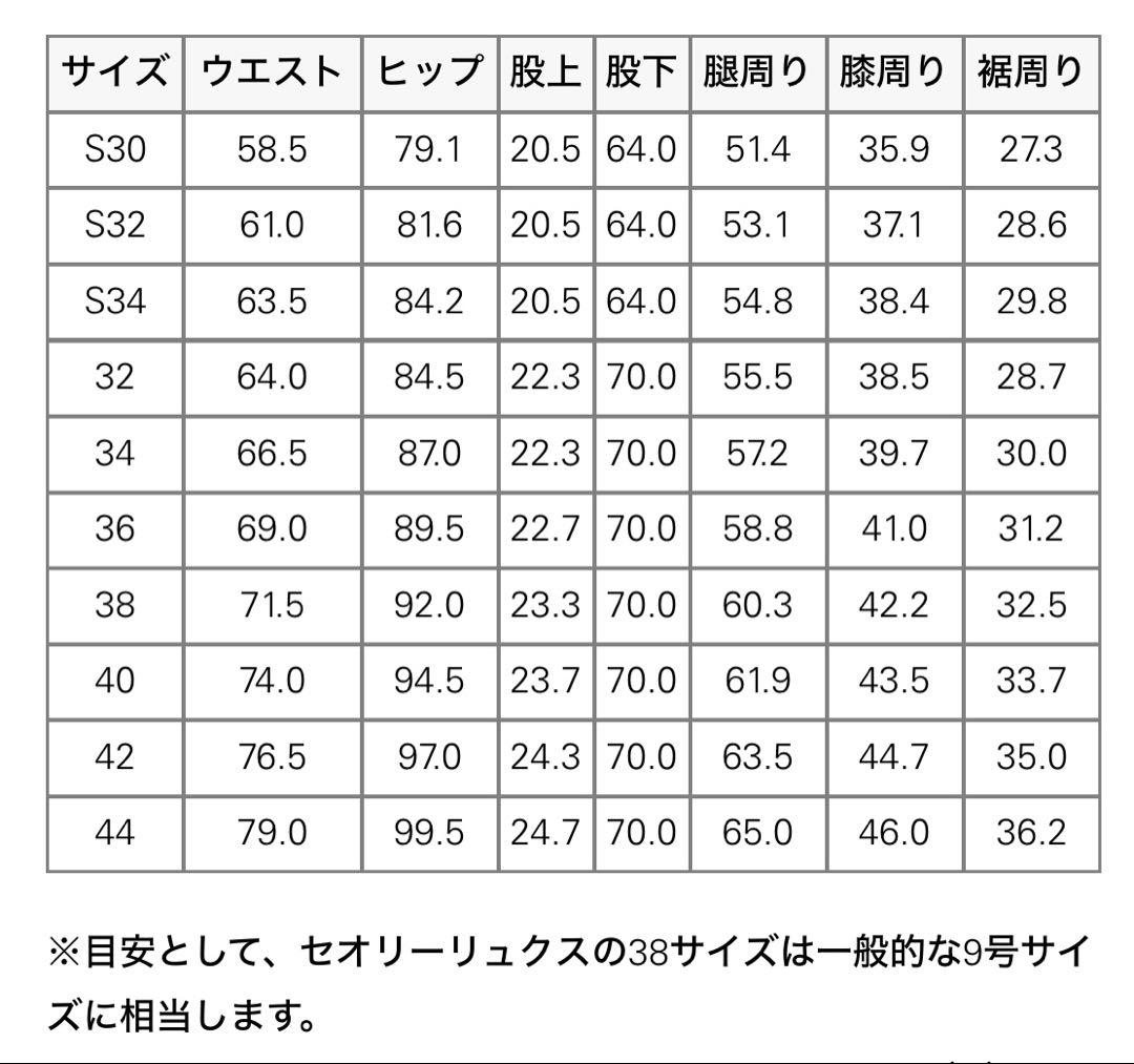 セオリーリュクス 2024SS 定番ARIOSA CAROLパンツ　新品