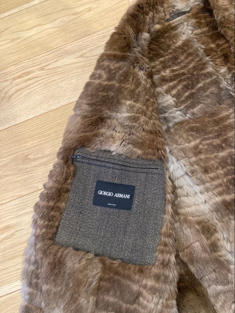 T*J様 グレー ファー襟 テーラードジャケット