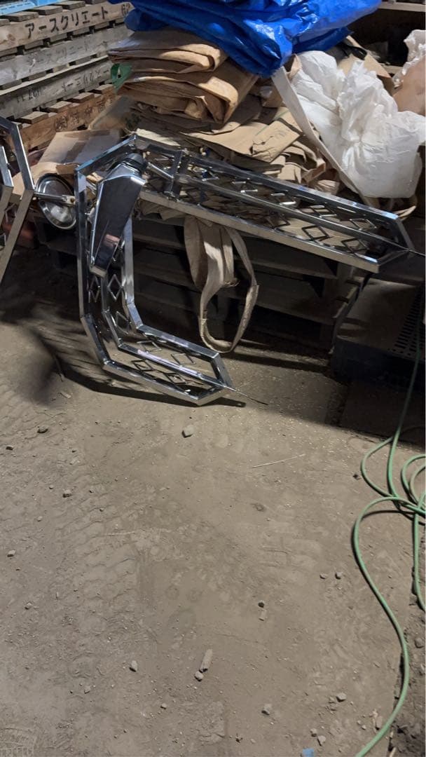 ステンレス製 車用パーツ ダイヤモンドデザインデコトラ