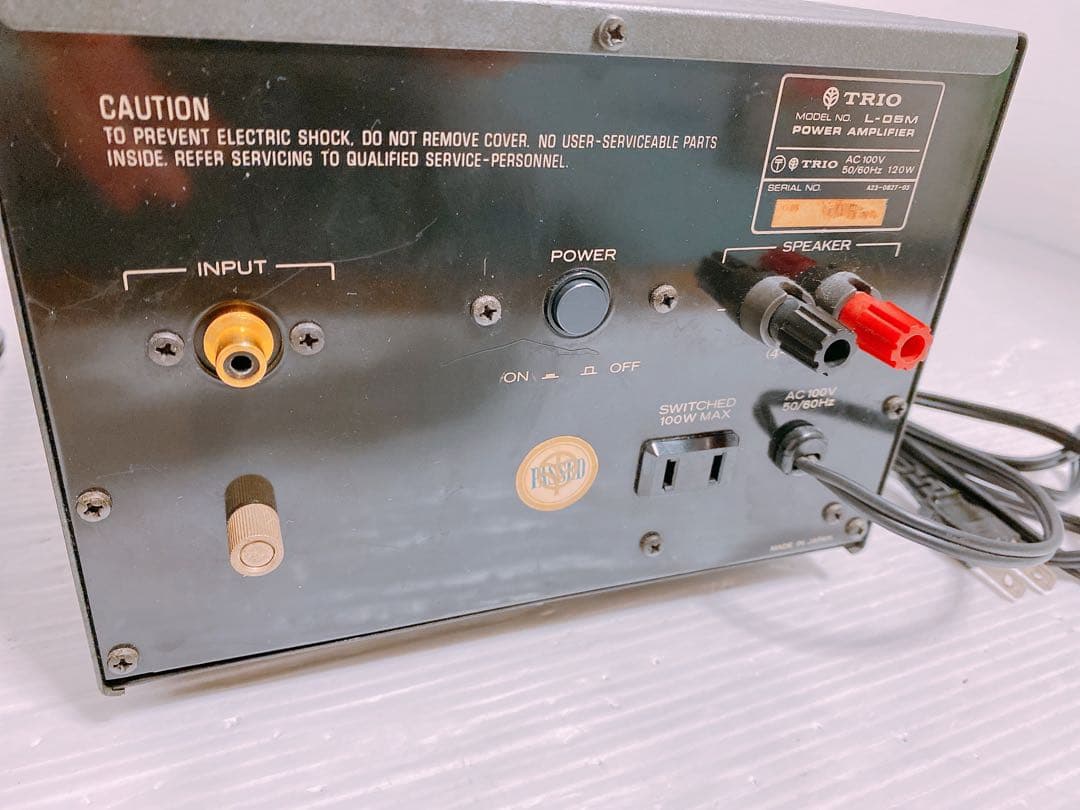 TRIO L-05M ハイスピードパワーアンプ 2台セット