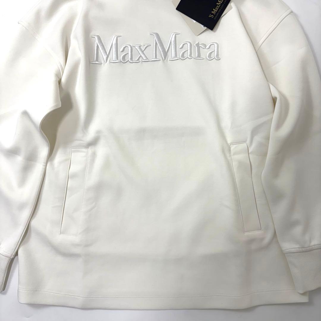 未使用タグ付き★S Max Mara フーディ パーカー ロゴ レディース M