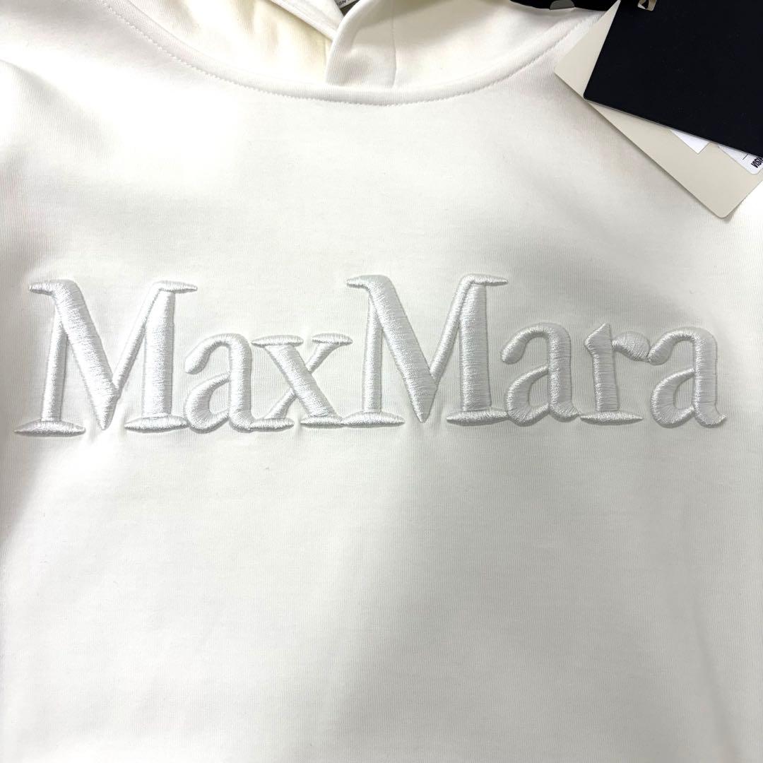 未使用タグ付き★S Max Mara フーディ パーカー ロゴ レディース M