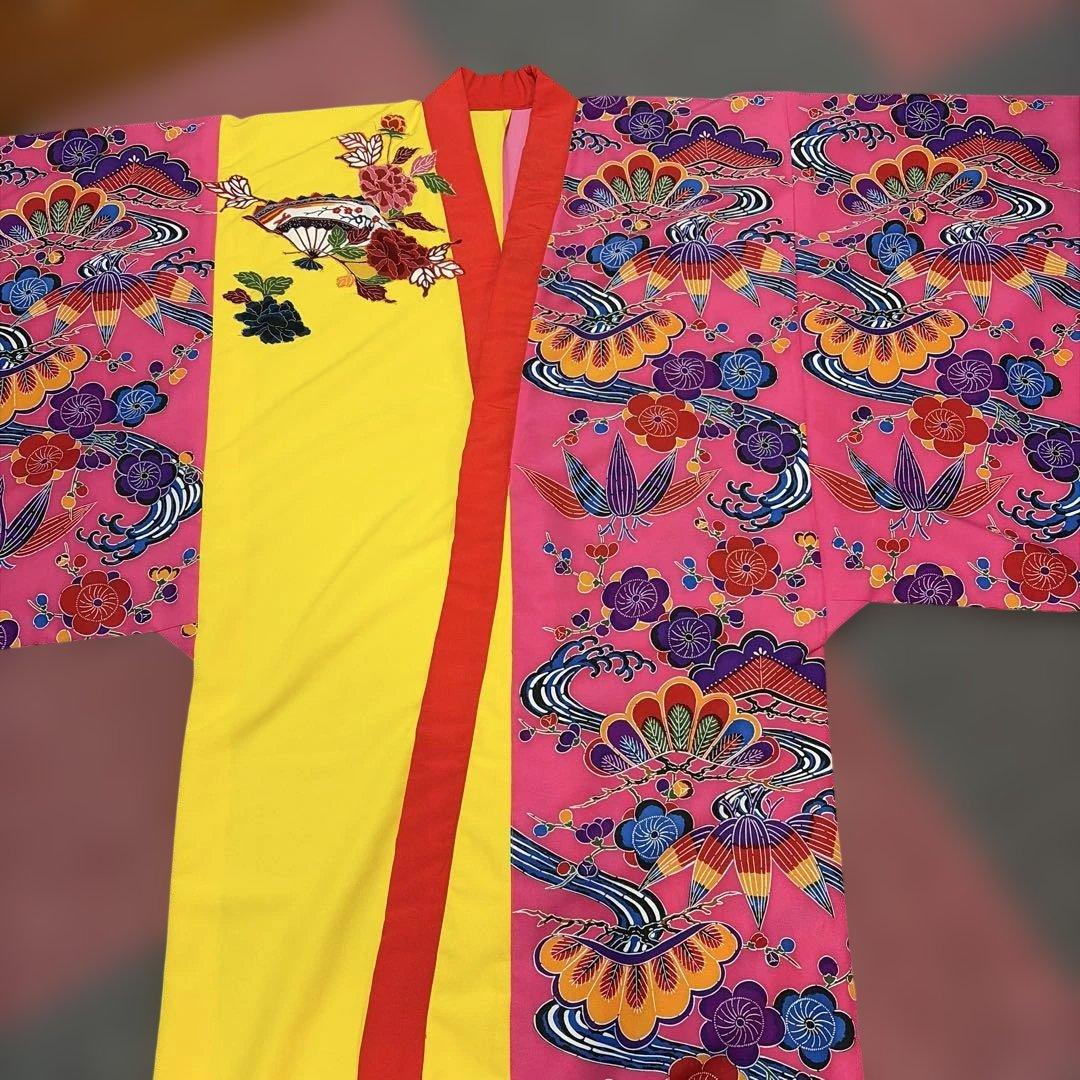 琉球紅型　打ちかけ