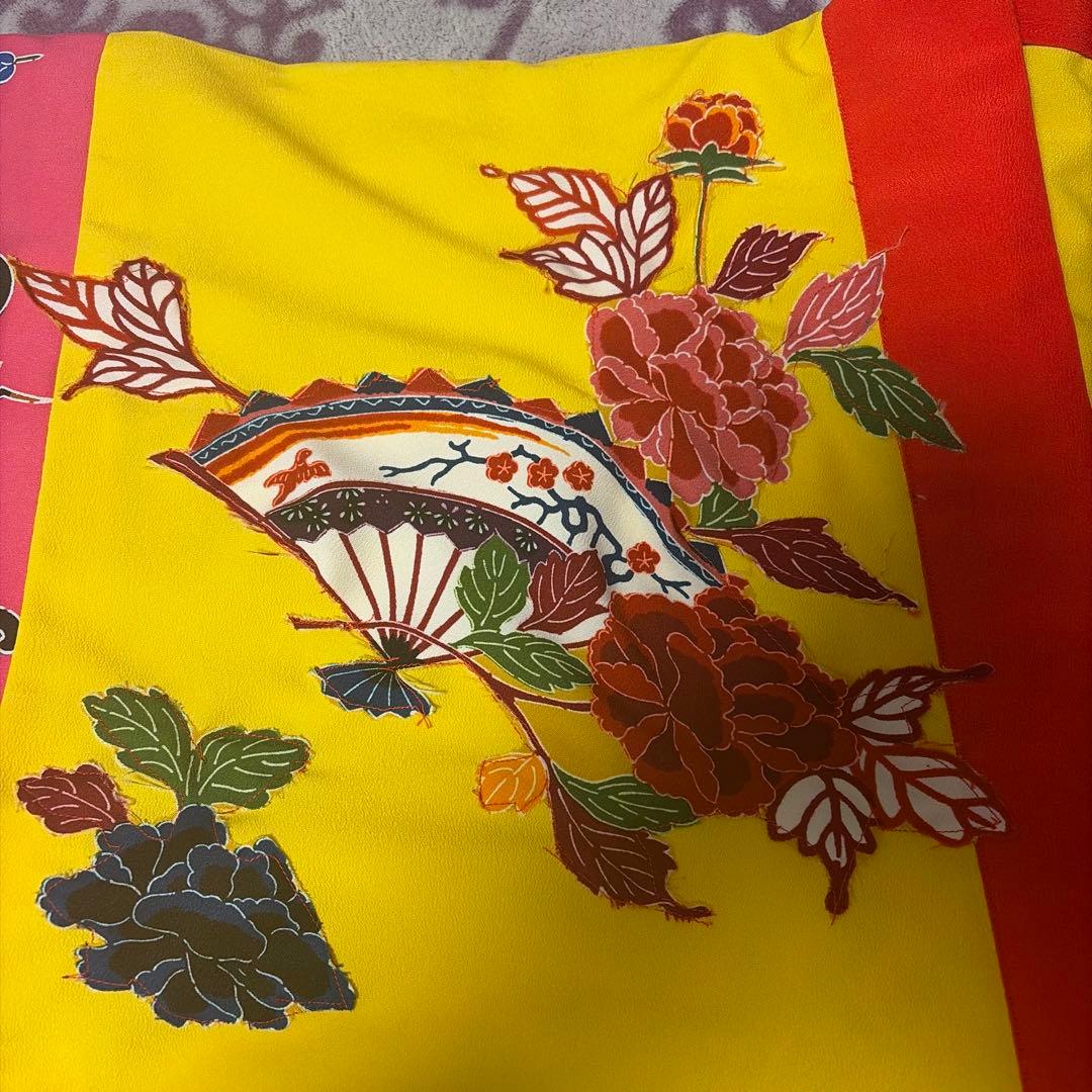 琉球紅型　打ちかけ