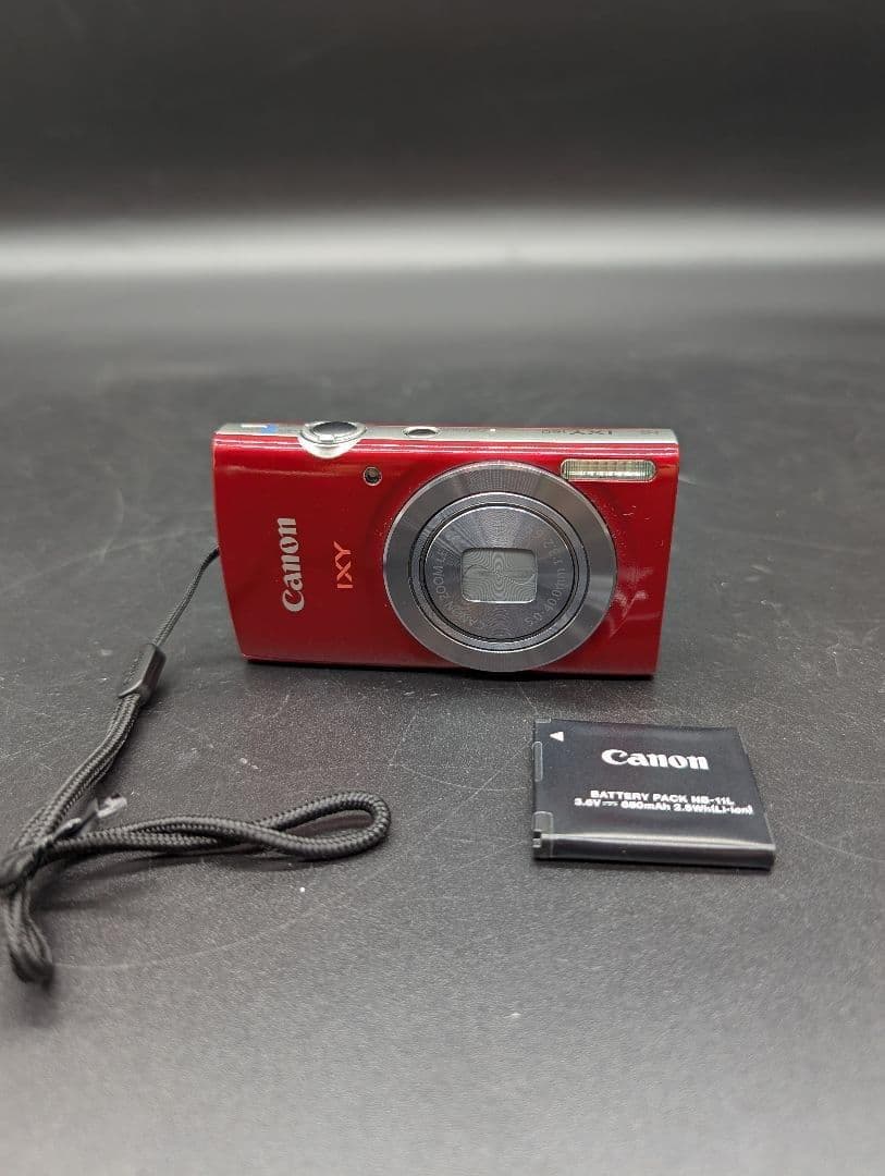 【動作確認済】Canon IXY 160 コンパクトデジタルカメラ レッド