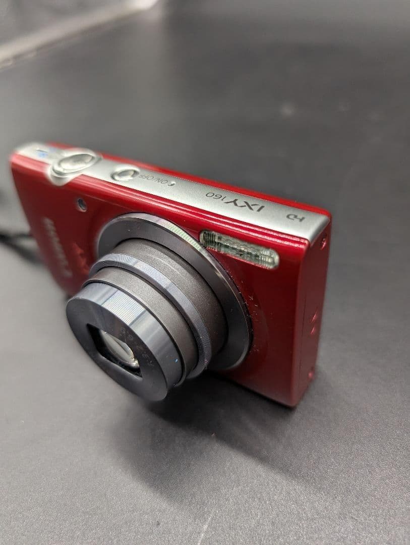 【動作確認済】Canon IXY 160 コンパクトデジタルカメラ レッド
