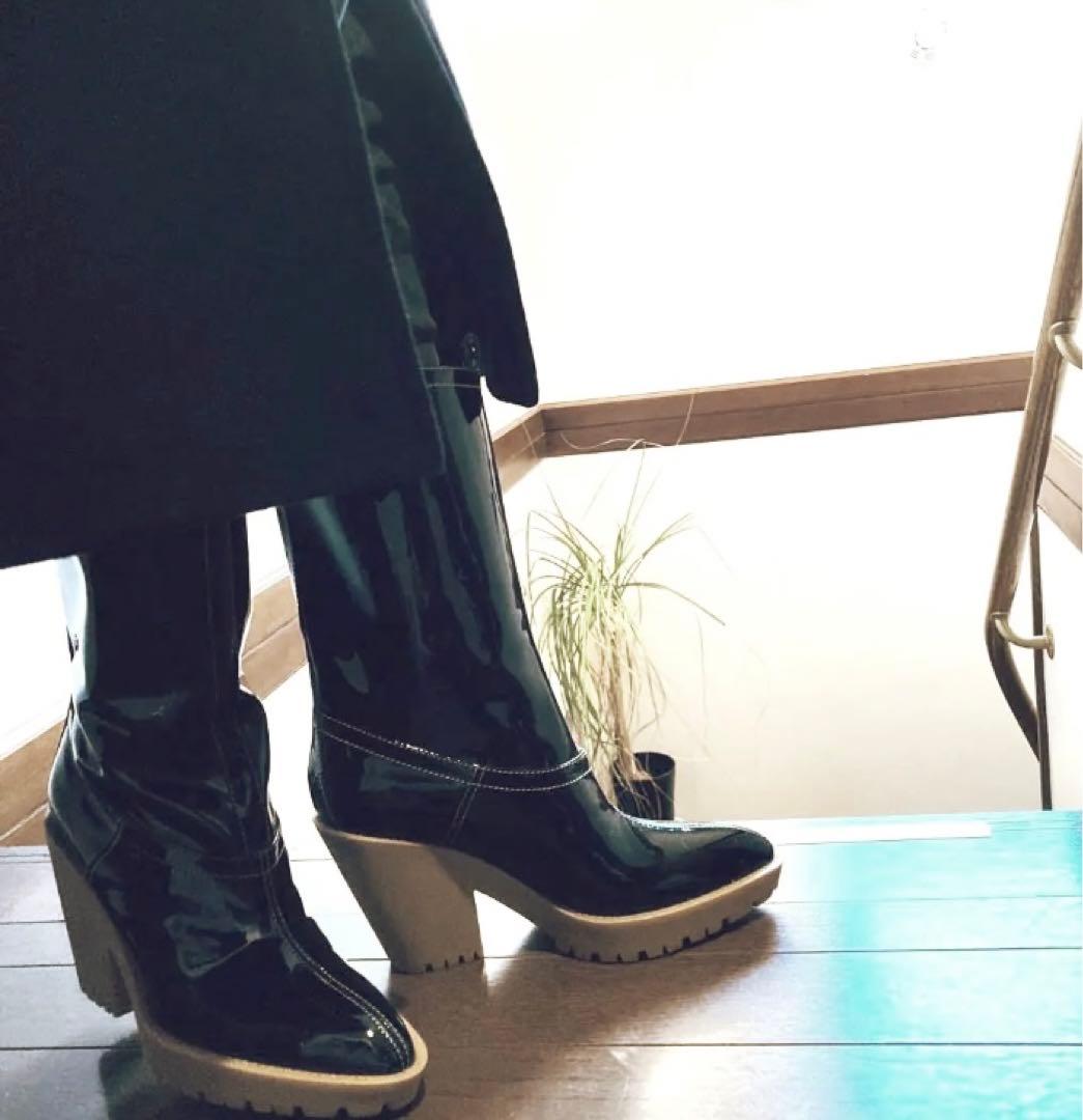 (新品) Martin Margiela マルジェラ 希少エナメル ブーツ 36