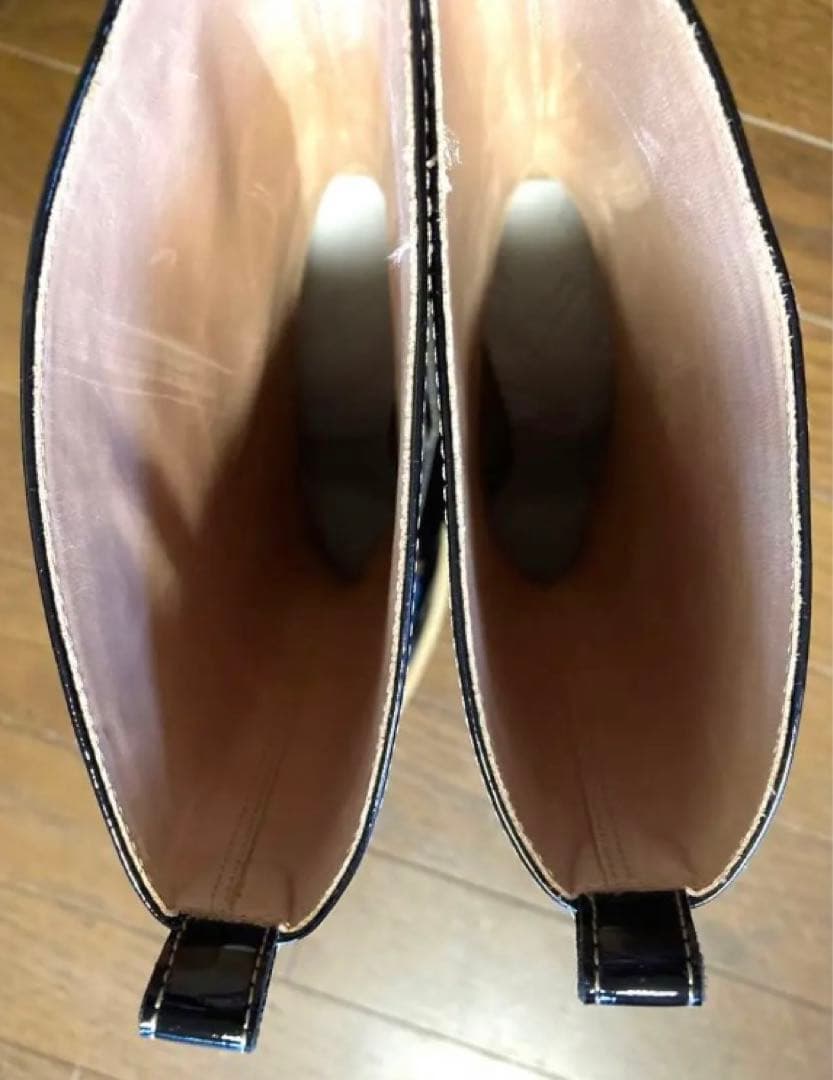 (新品) Martin Margiela マルジェラ 希少エナメル ブーツ 36