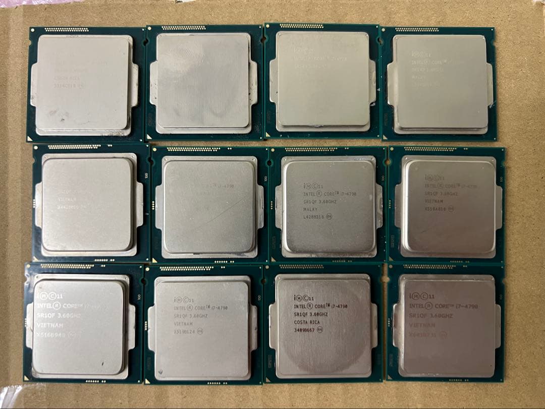 中古 Intel Core i7 4770 4790 計12個