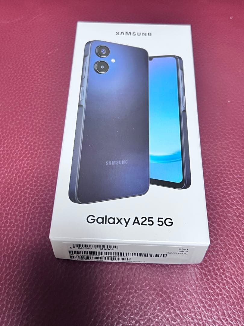 Samsung Galaxy A25 5G 本体 未開封SIMフリー　ブラック