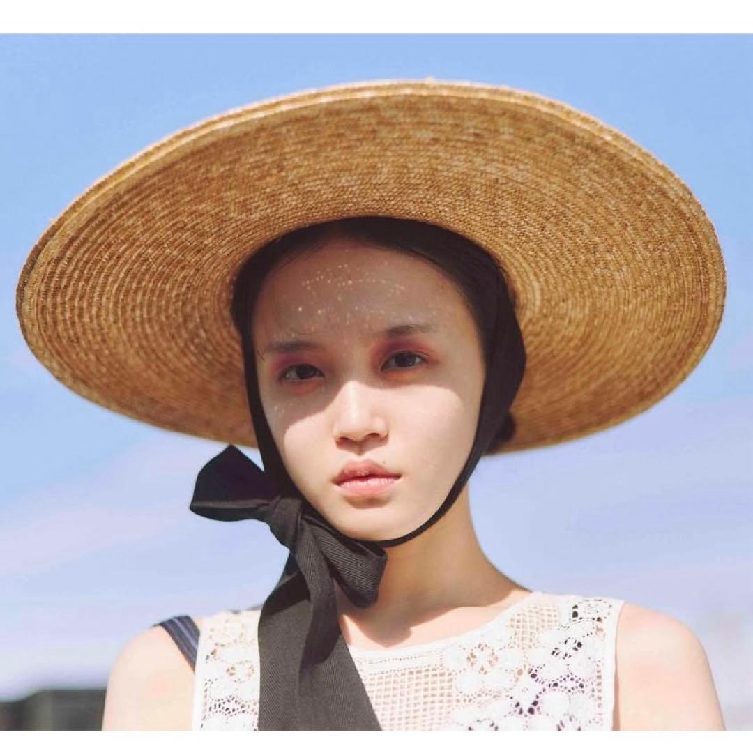 mia_hat_and_accessory カンカン帽　ラフィア　麦わら