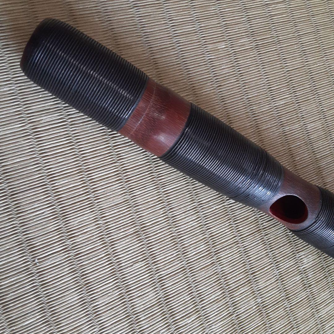 雅楽　龍笛　煤竹　樺巻き