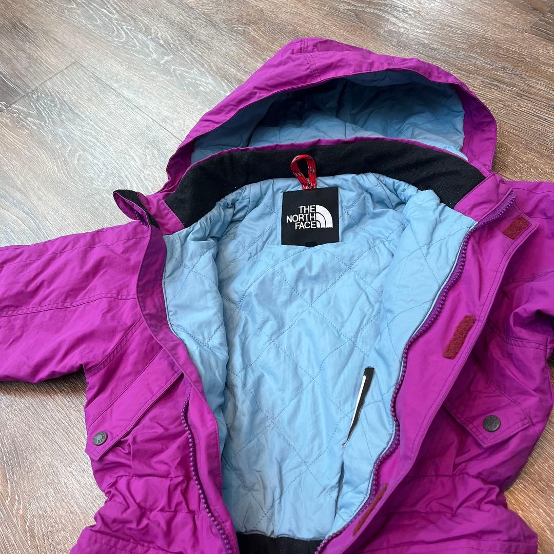 ノースフェイス　つなぎ　120 110 美品　スキーウェア　外遊び　女の子