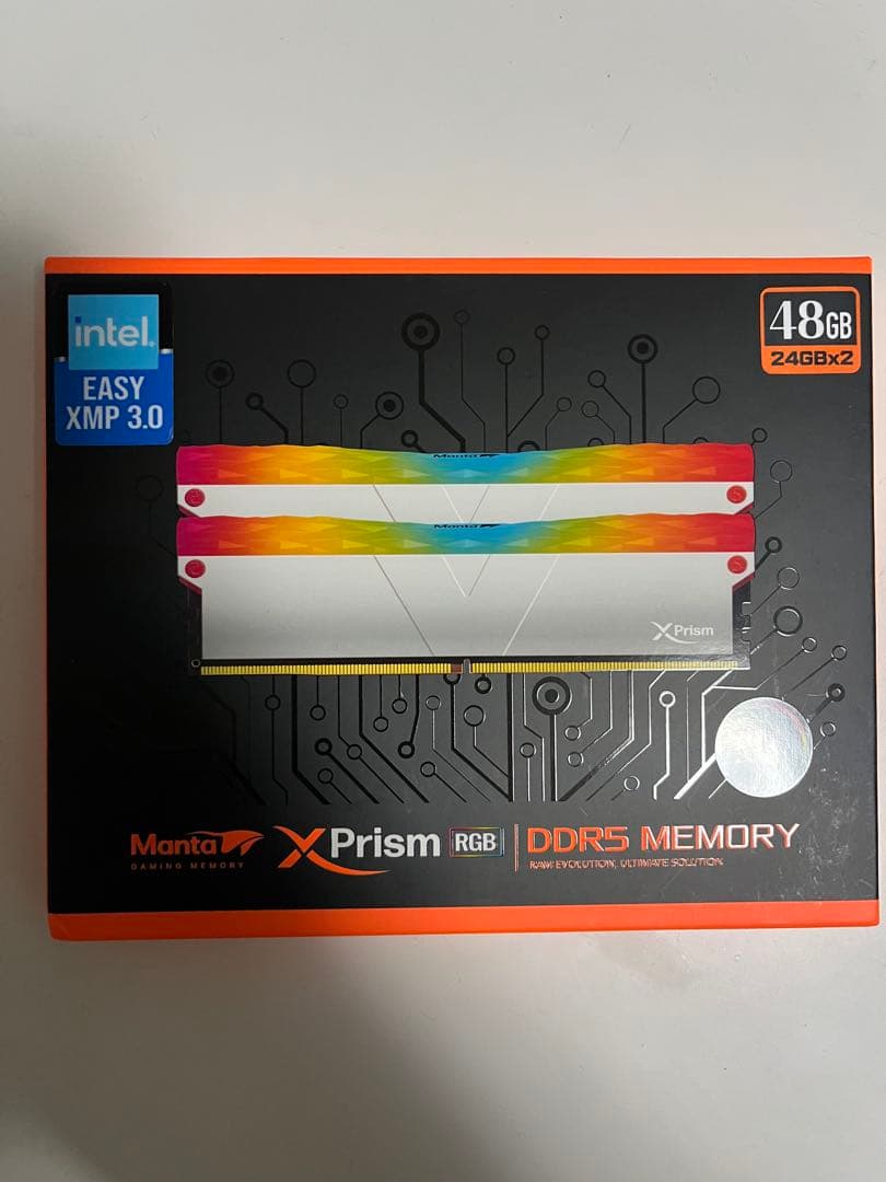Manta XPrism RGB DDR5 48GB メモリー