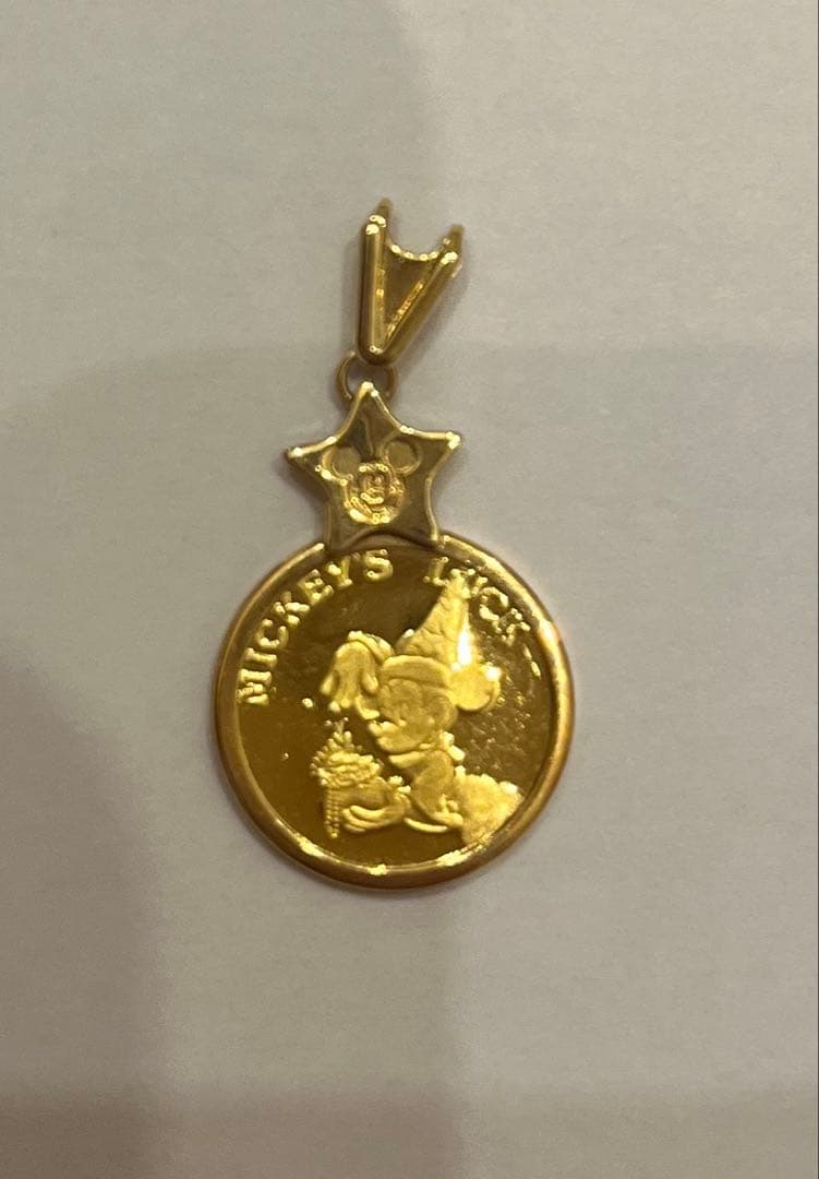 ディズニー ミッキー  ペンダント チャーム 希少 レア Disney