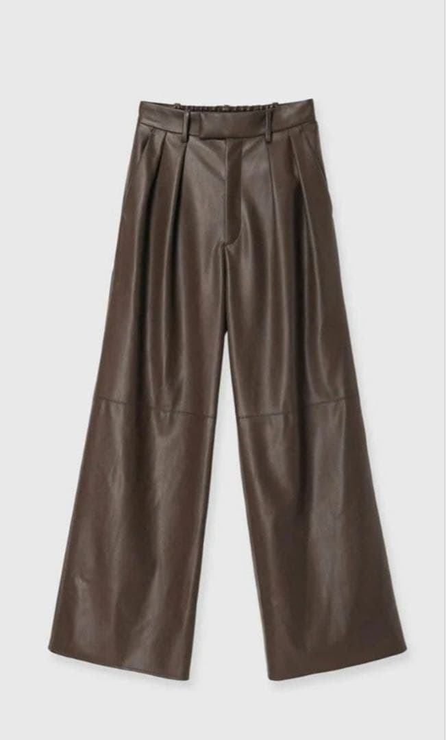 anuans ヴィーガンレザーパンツ