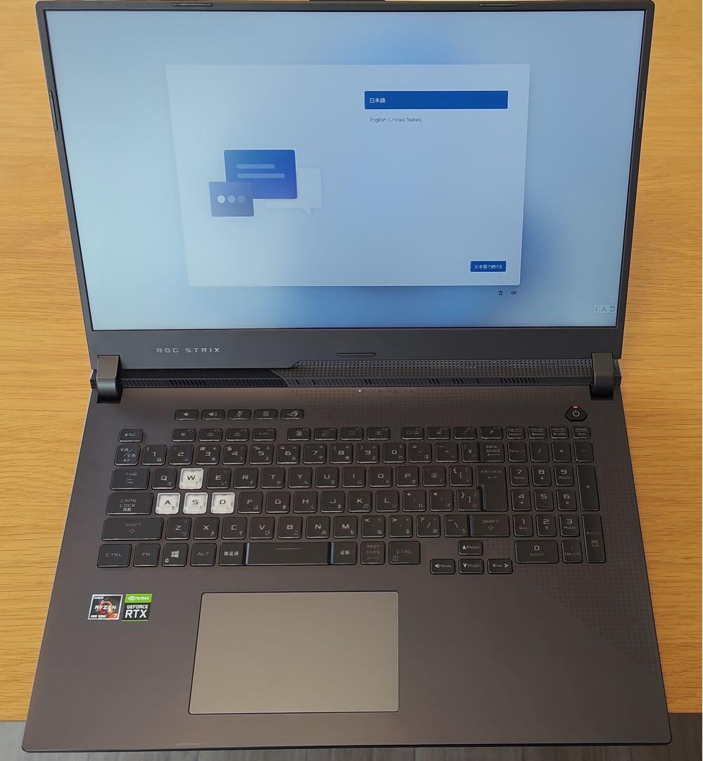 ASUS ROG Strix G17 G713IM ノートPC 本体