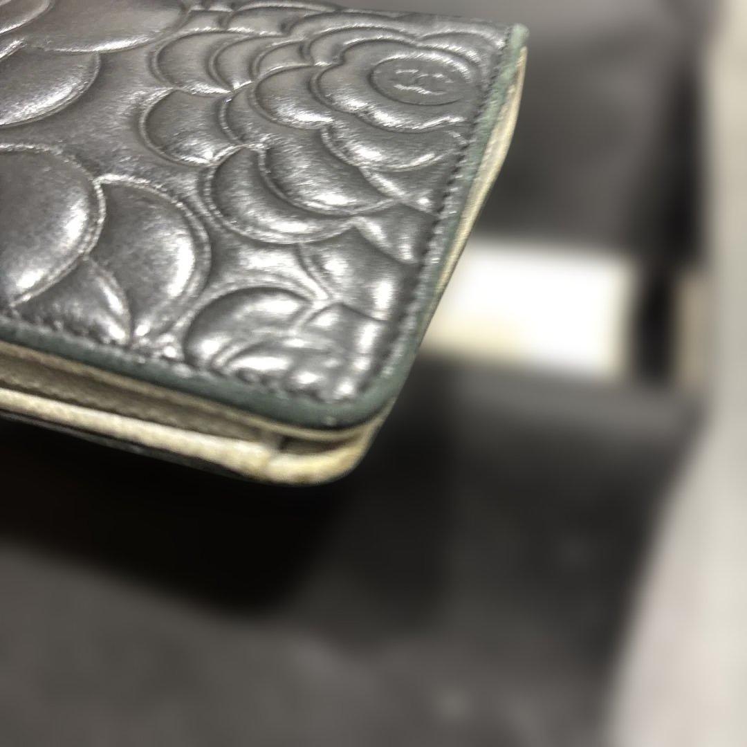 CHANEL カメリア　長財布