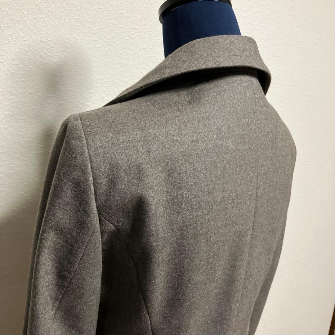 【AGNONA】茶色系ミックス・テーラードステンカラーツーウェイ✨44超美品✨