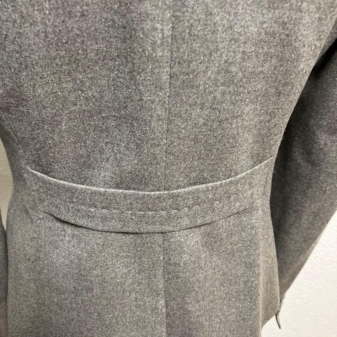 【AGNONA】茶色系ミックス・テーラードステンカラーツーウェイ✨44超美品✨