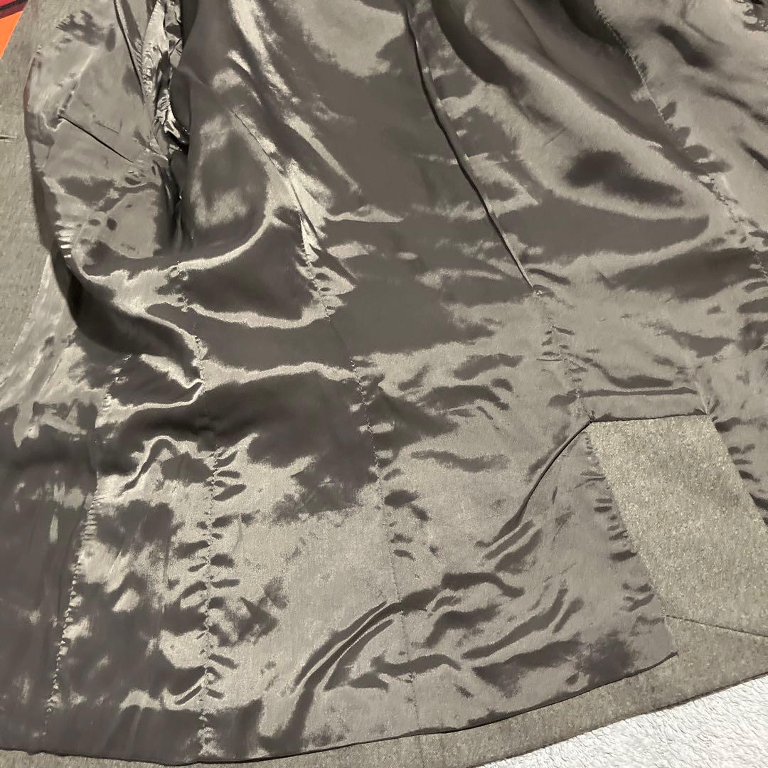 【AGNONA】茶色系ミックス・テーラードステンカラーツーウェイ✨44超美品✨