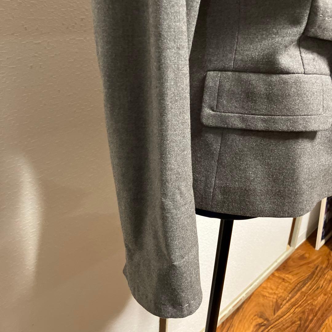 【AGNONA】茶色系ミックス・テーラードステンカラーツーウェイ✨44超美品✨