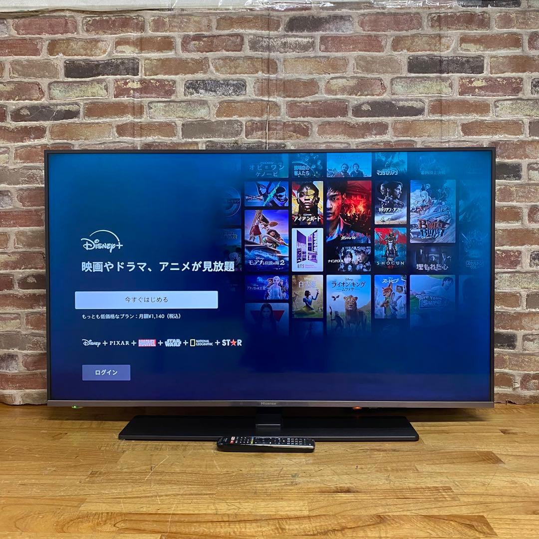 ハイセンス 50V型 4K 液晶テレビ 50A6800 スマートテレビ アプリ○