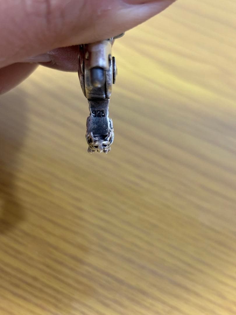 シルバーウォレットチェーン シルバー925 ドラゴン 龍 竜