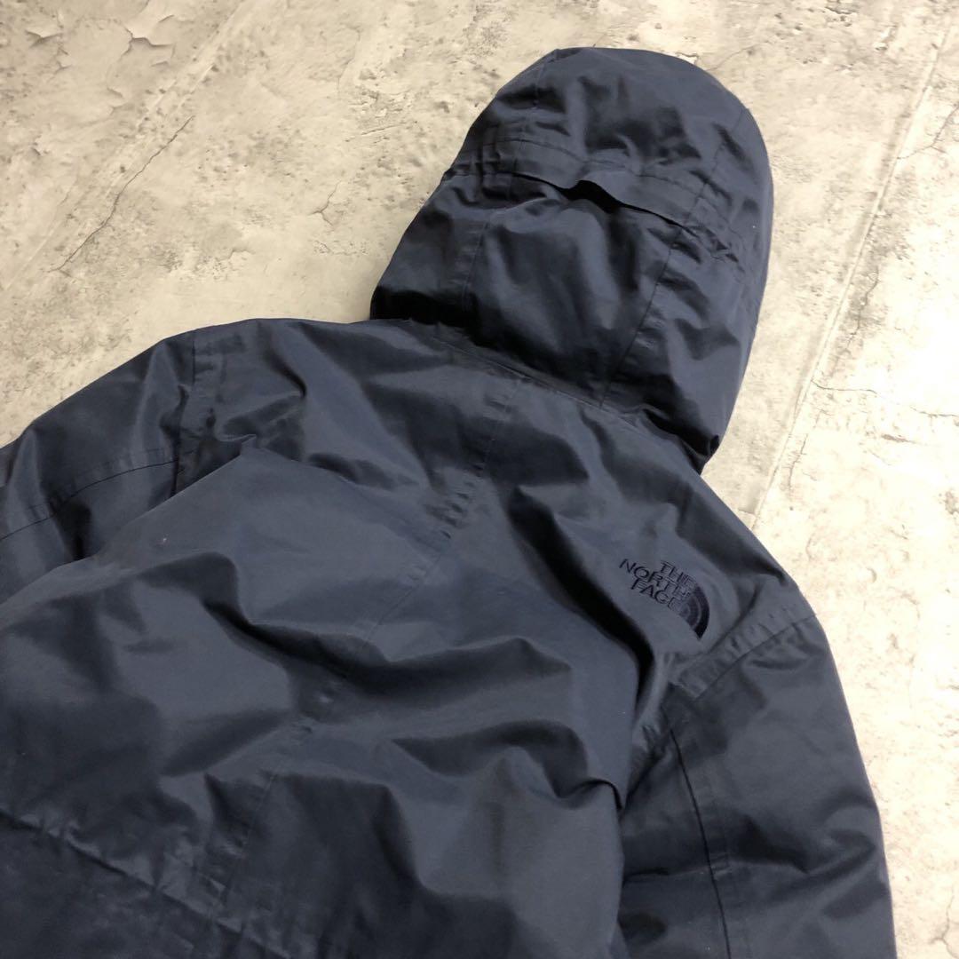 ノースフェイス/ダウンジャケット/ネイビー/モッズコート/コート/M