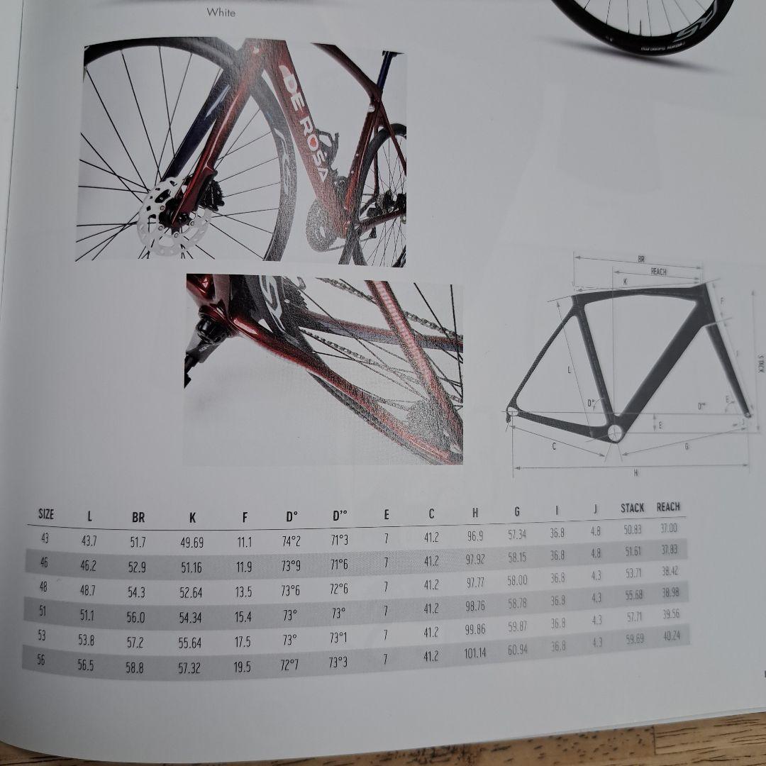未使用品 2020モデルDE ROSA IDOL ロードバイクフレーム46サイズ
