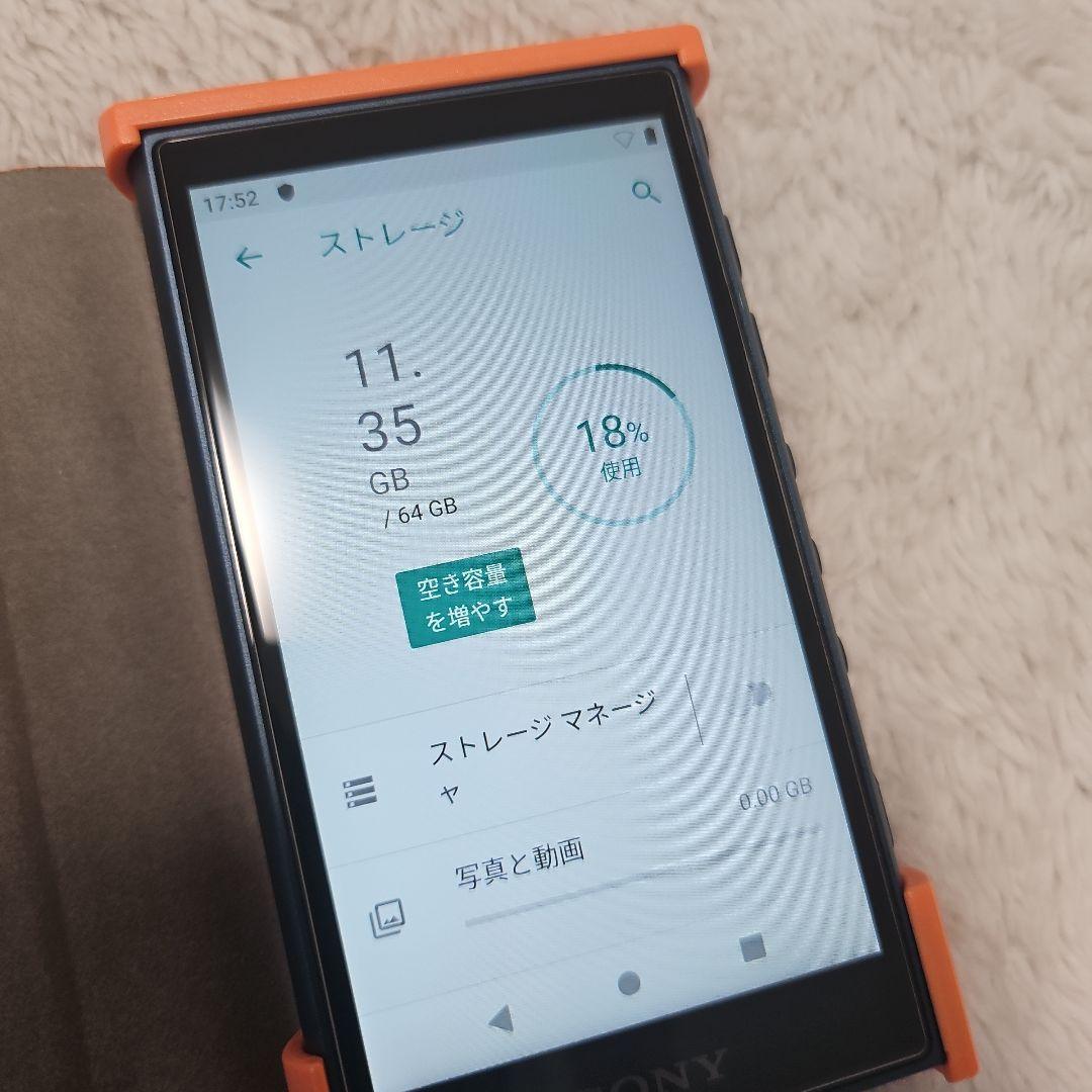 SONY NW-A107 ウォークマン　ブルー