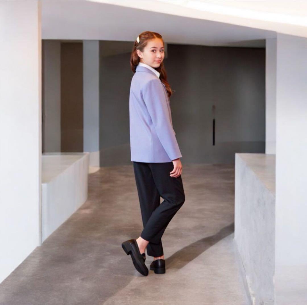 エルアンノワール　フォーマル　Wロングジャケット　パンツスーツ　卒服　150