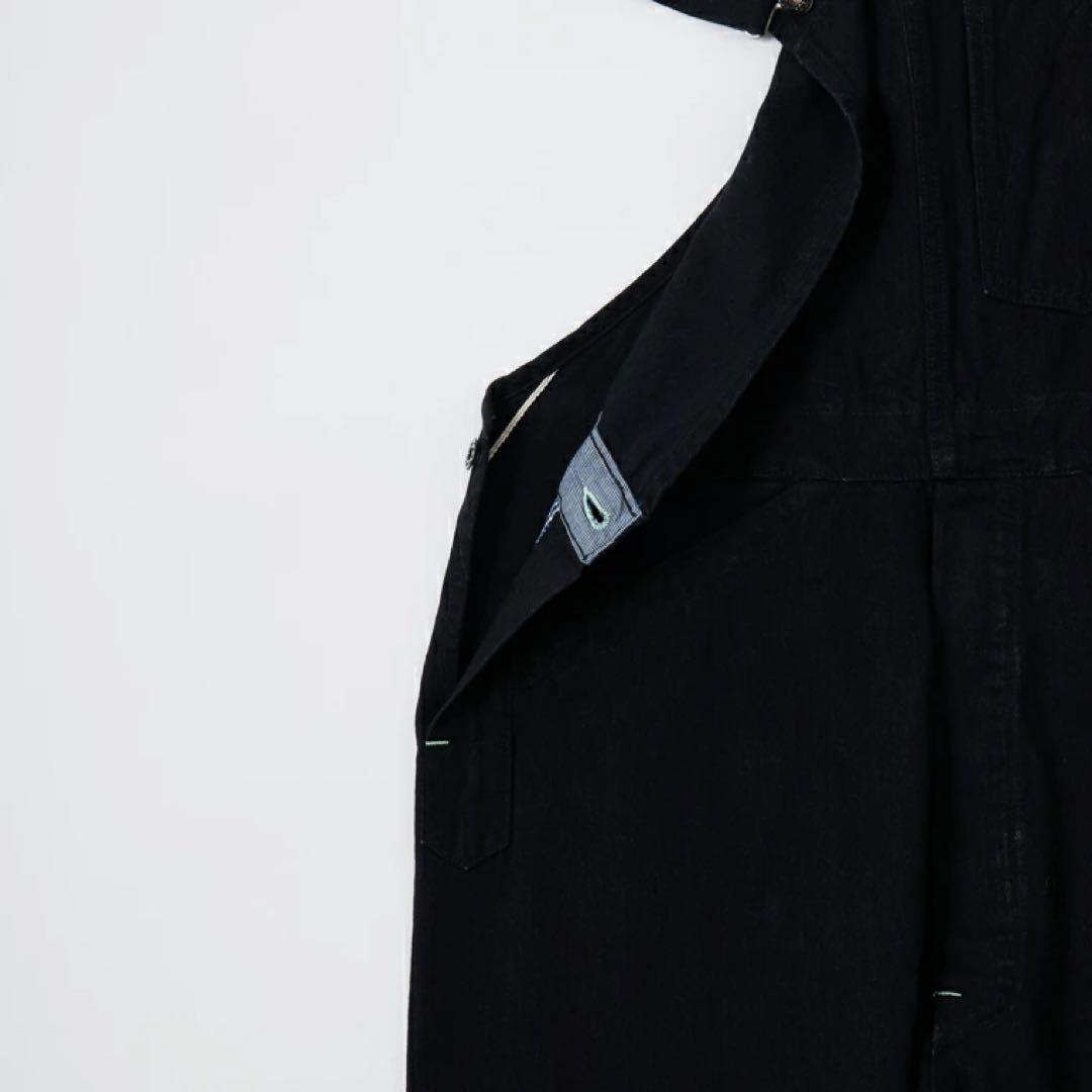 POST OVERALLS ポスト オーバーオール Ｎo.1 ブラック 黒 L