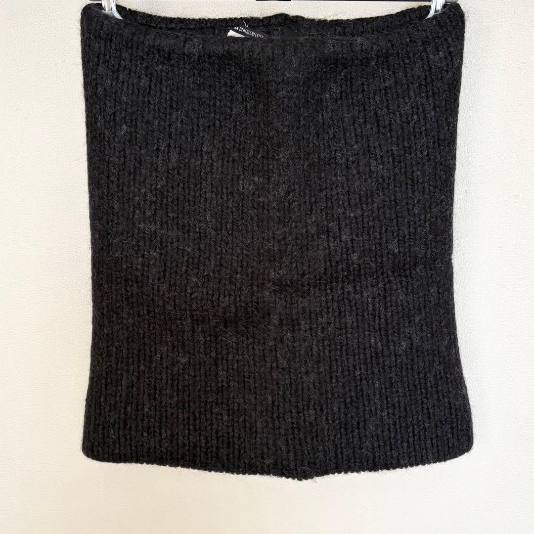 ANN DEMEULEMEESTER アンドゥムルメステール リブニットスヌード