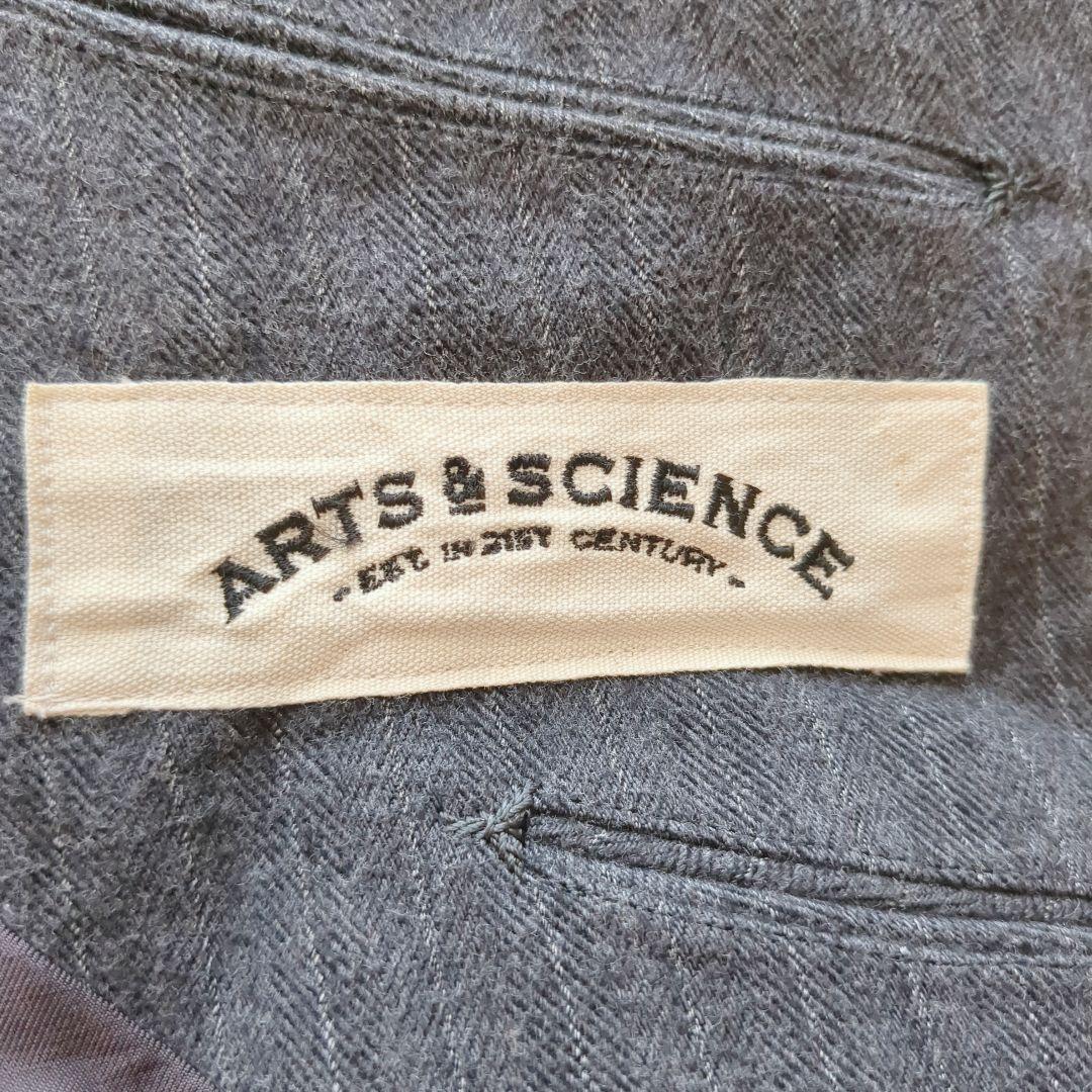 ARTS&SCIENCE コットンテーラードジャケット スタンドカラー L相当