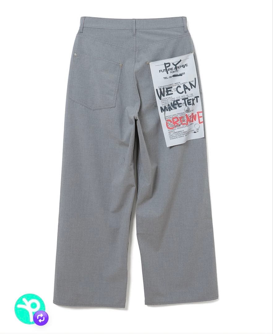 future archive × pickyou バギースラックス