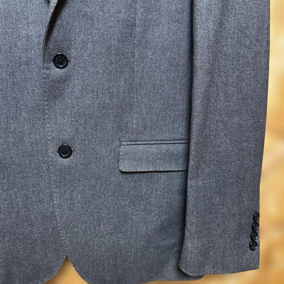 Burberry BLACK LABEL グレー　ジャケット　チェック裏地