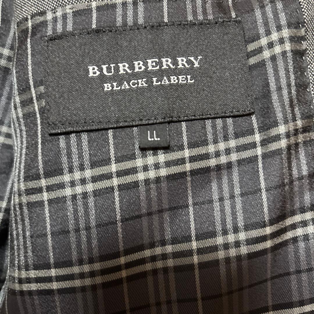 Burberry BLACK LABEL グレー　ジャケット　チェック裏地
