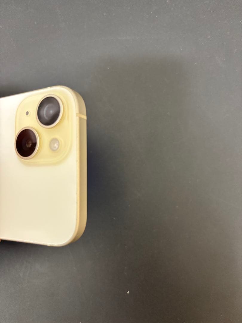 【最終値引】iPhone15 128GB SIMフリー　100% イエロー