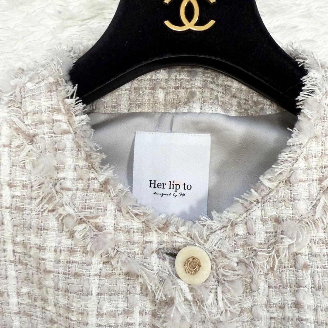 【極美品✨】herlipto Grace Tweed Jacket M
