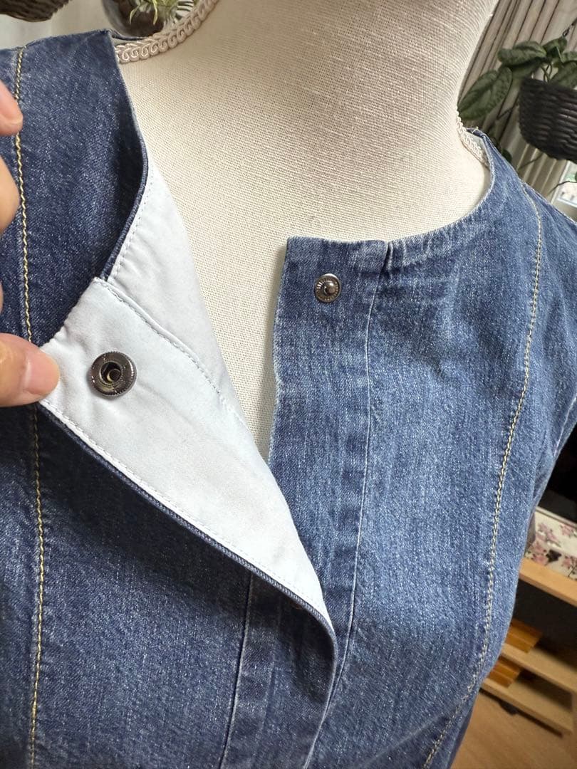 ayane デニムジャケット バルーンスリーブ ポケット付き 新品未使用タグ無し