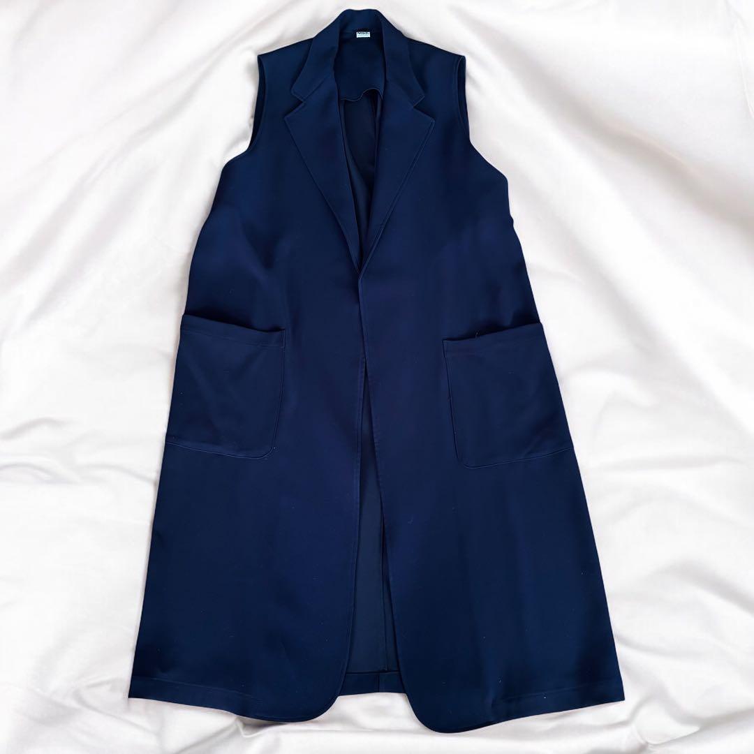 ✨美品✨M53. ロングジレ ベスト ポリエステル FREE 近年モデル 希少