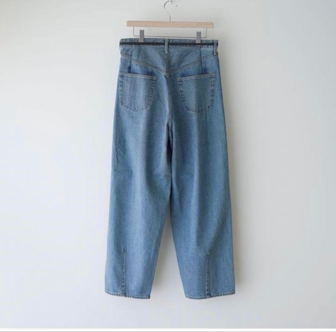 パンツ Vintage Reproduction Tuck Denim Jeans