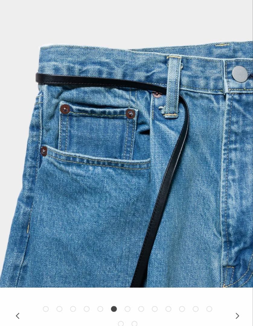 パンツ Vintage Reproduction Tuck Denim Jeans