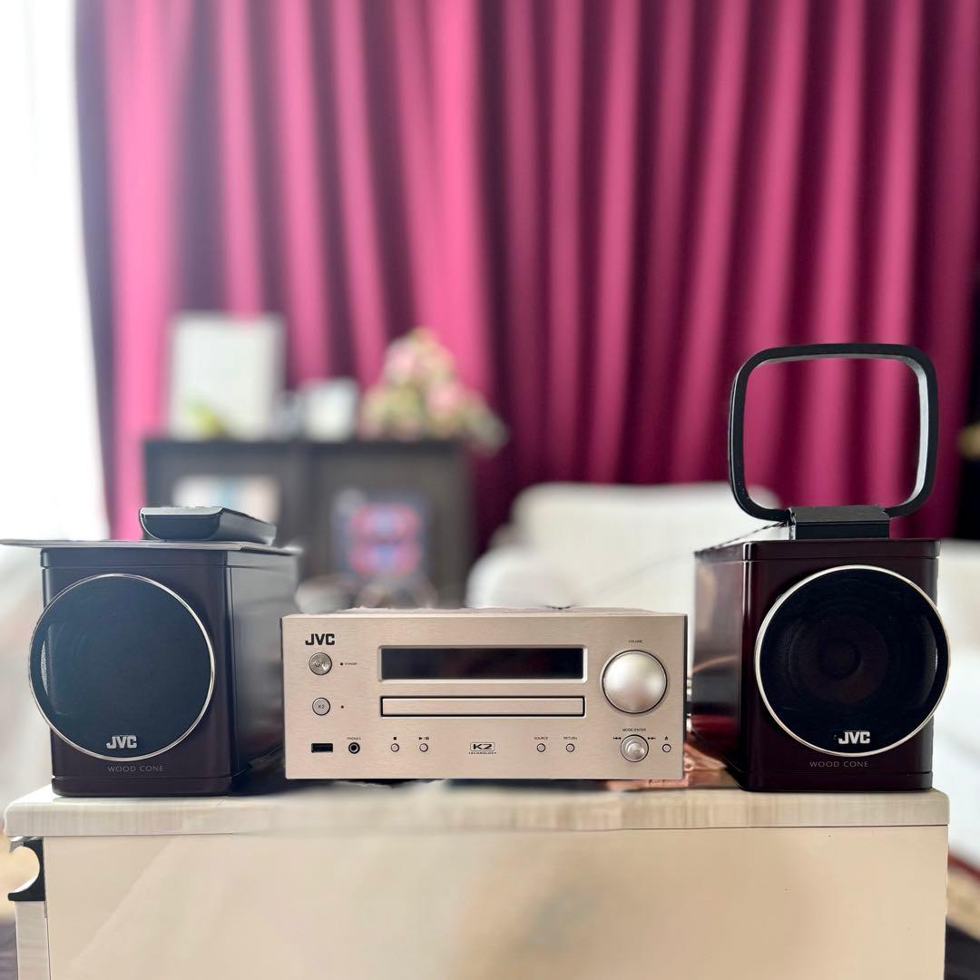 JVC・Victor ミニコンポ WOOD CONE CA-EX-HR5